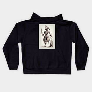 Steampunk Robot Companion Kids Hoodie